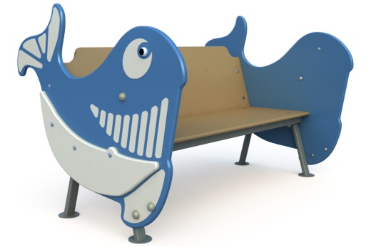 Скамейка детская 'Кит' СД-1.9